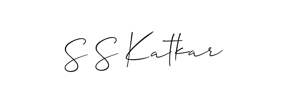 You can use this online signature creator to create a handwritten signature for the name S S Katkar. This is the best online autograph maker. S S Katkar signature style 2 images and pictures png