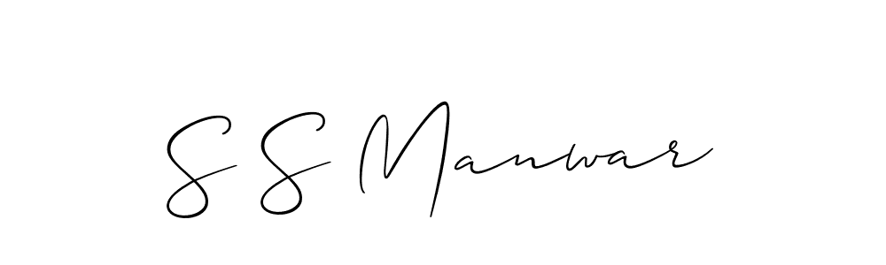 Make a short S S Manwar signature style. Manage your documents anywhere anytime using Allison_Script. Create and add eSignatures, submit forms, share and send files easily. S S Manwar signature style 2 images and pictures png