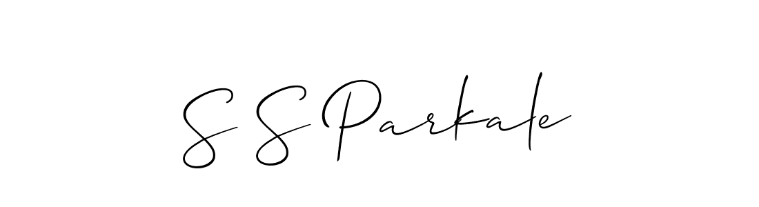 It looks lik you need a new signature style for name S S Parkale. Design unique handwritten (Allison_Script) signature with our free signature maker in just a few clicks. S S Parkale signature style 2 images and pictures png