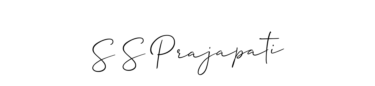 This is the best signature style for the S S Prajapati name. Also you like these signature font (Allison_Script). Mix name signature. S S Prajapati signature style 2 images and pictures png