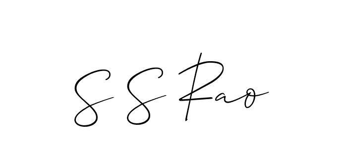 if you are searching for the best signature style for your name S S Rao. so please give up your signature search. here we have designed multiple signature styles  using Allison_Script. S S Rao signature style 2 images and pictures png
