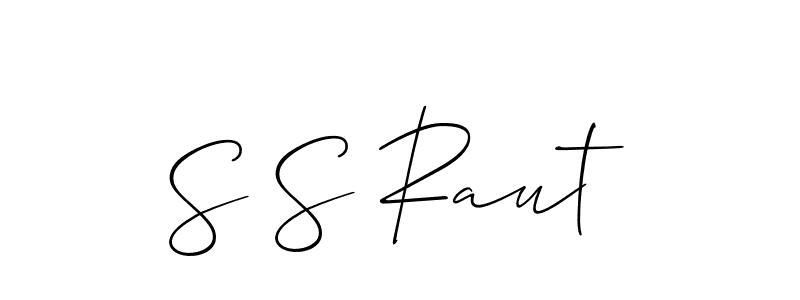 You can use this online signature creator to create a handwritten signature for the name S S Raut. This is the best online autograph maker. S S Raut signature style 2 images and pictures png