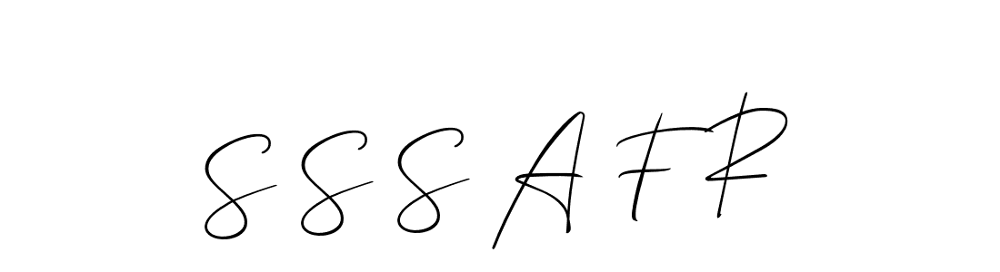 Best and Professional Signature Style for S S S A F R. Allison_Script Best Signature Style Collection. S S S A F R signature style 2 images and pictures png