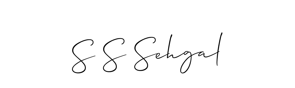 Also You can easily find your signature by using the search form. We will create S S Sehgal name handwritten signature images for you free of cost using Allison_Script sign style. S S Sehgal signature style 2 images and pictures png