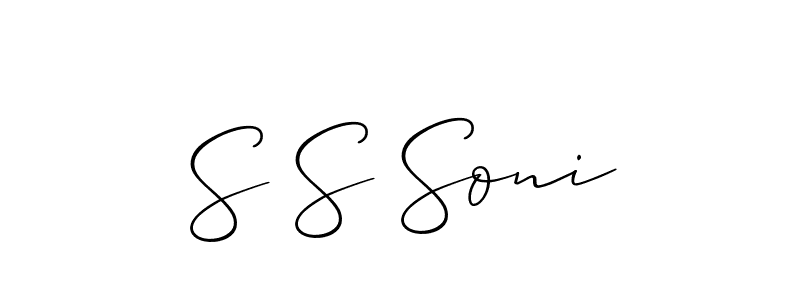 You can use this online signature creator to create a handwritten signature for the name S S Soni. This is the best online autograph maker. S S Soni signature style 2 images and pictures png