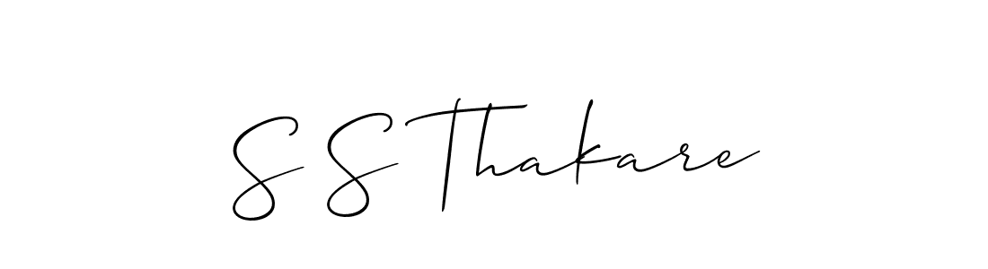 Make a beautiful signature design for name S S Thakare. Use this online signature maker to create a handwritten signature for free. S S Thakare signature style 2 images and pictures png