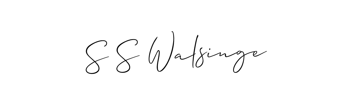 Best and Professional Signature Style for S S Walsinge. Allison_Script Best Signature Style Collection. S S Walsinge signature style 2 images and pictures png