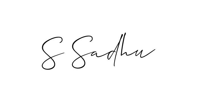 How to Draw S Sadhu signature style? Allison_Script is a latest design signature styles for name S Sadhu. S Sadhu signature style 2 images and pictures png