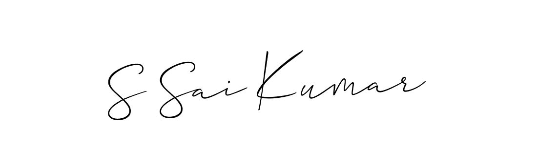 You can use this online signature creator to create a handwritten signature for the name S Sai Kumar. This is the best online autograph maker. S Sai Kumar signature style 2 images and pictures png