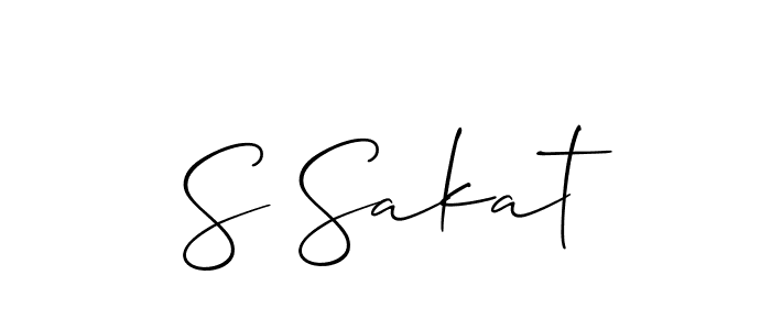 Make a short S Sakat signature style. Manage your documents anywhere anytime using Allison_Script. Create and add eSignatures, submit forms, share and send files easily. S Sakat signature style 2 images and pictures png