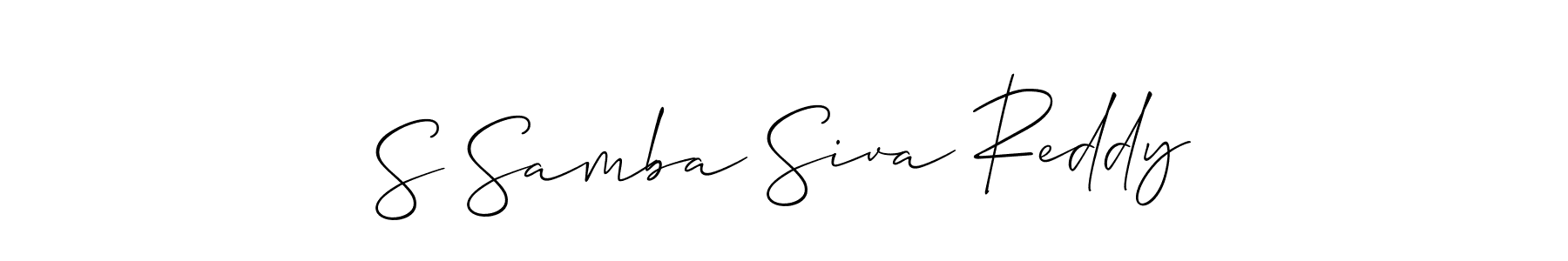 It looks lik you need a new signature style for name S Samba Siva Reddy. Design unique handwritten (Allison_Script) signature with our free signature maker in just a few clicks. S Samba Siva Reddy signature style 2 images and pictures png