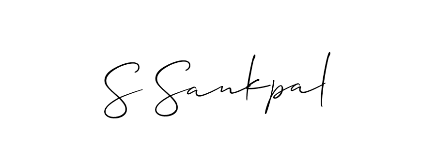 Make a beautiful signature design for name S Sankpal. Use this online signature maker to create a handwritten signature for free. S Sankpal signature style 2 images and pictures png