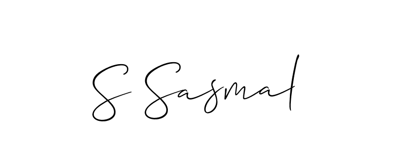 Make a beautiful signature design for name S Sasmal. Use this online signature maker to create a handwritten signature for free. S Sasmal signature style 2 images and pictures png