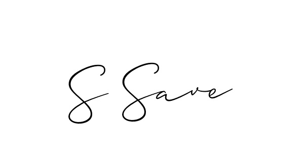 How to make S Save name signature. Use Allison_Script style for creating short signs online. This is the latest handwritten sign. S Save signature style 2 images and pictures png