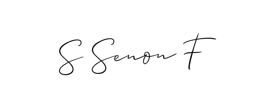 Best and Professional Signature Style for S Senon F. Allison_Script Best Signature Style Collection. S Senon F signature style 2 images and pictures png