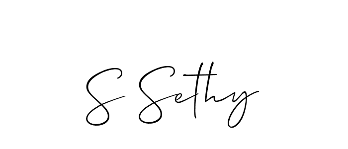 It looks lik you need a new signature style for name S Sethy. Design unique handwritten (Allison_Script) signature with our free signature maker in just a few clicks. S Sethy signature style 2 images and pictures png