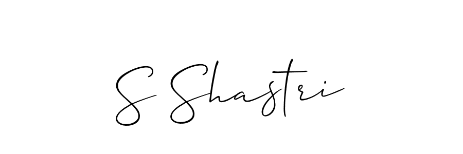 Make a short S Shastri signature style. Manage your documents anywhere anytime using Allison_Script. Create and add eSignatures, submit forms, share and send files easily. S Shastri signature style 2 images and pictures png