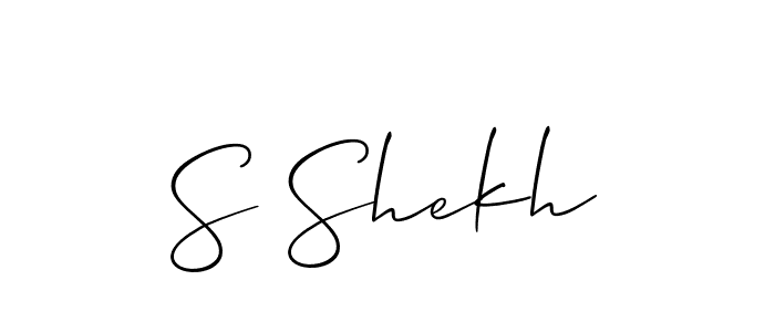 Make a short S Shekh signature style. Manage your documents anywhere anytime using Allison_Script. Create and add eSignatures, submit forms, share and send files easily. S Shekh signature style 2 images and pictures png