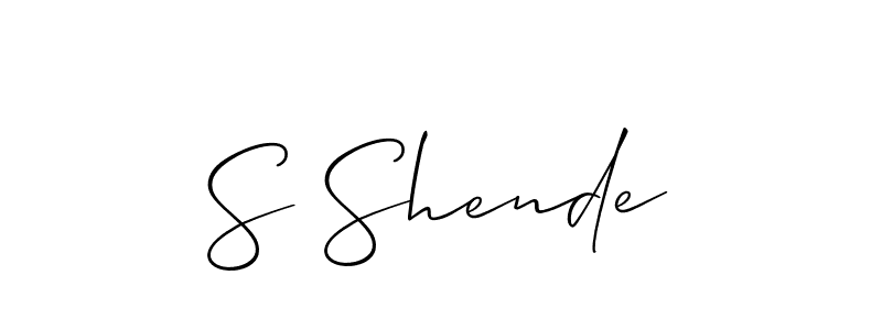 See photos of S Shende official signature by Spectra . Check more albums & portfolios. Read reviews & check more about Allison_Script font. S Shende signature style 2 images and pictures png