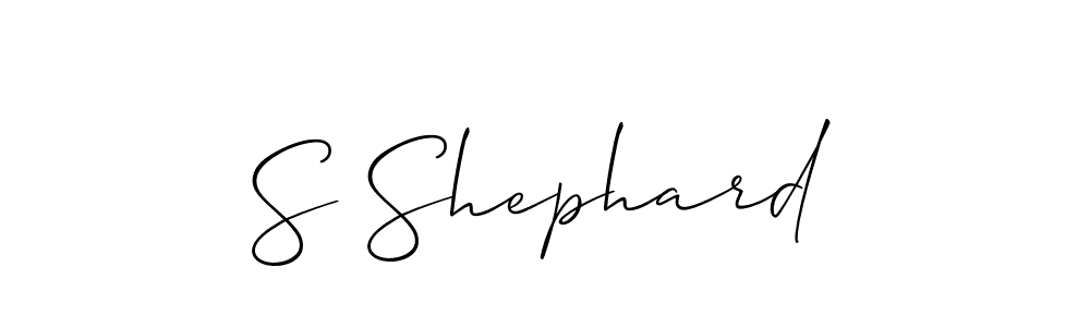 if you are searching for the best signature style for your name S Shephard. so please give up your signature search. here we have designed multiple signature styles  using Allison_Script. S Shephard signature style 2 images and pictures png