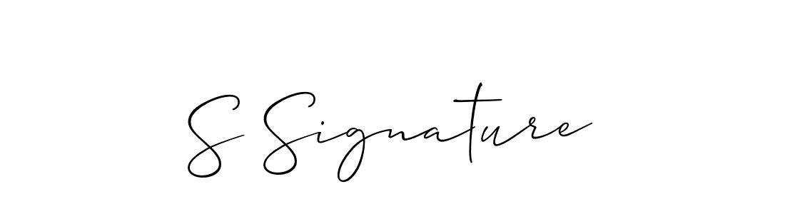 You should practise on your own different ways (Allison_Script) to write your name (S Signature) in signature. don't let someone else do it for you. S Signature signature style 2 images and pictures png