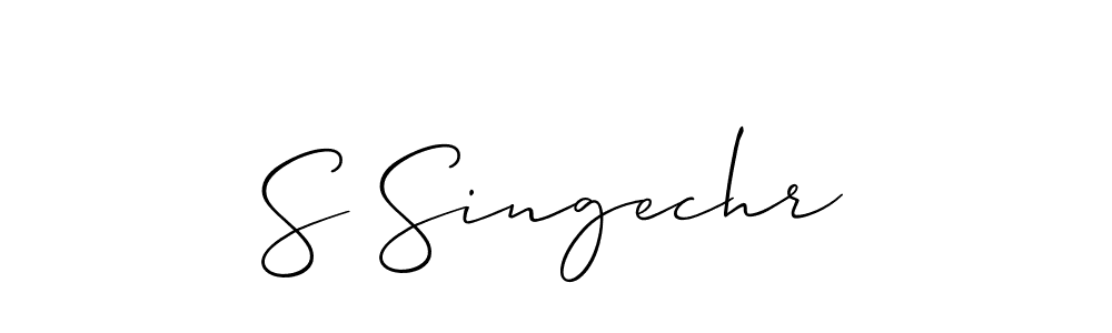 This is the best signature style for the S Singechr name. Also you like these signature font (Allison_Script). Mix name signature. S Singechr signature style 2 images and pictures png