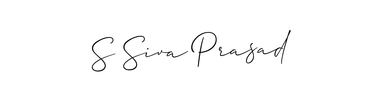 Best and Professional Signature Style for S Siva Prasad. Allison_Script Best Signature Style Collection. S Siva Prasad signature style 2 images and pictures png