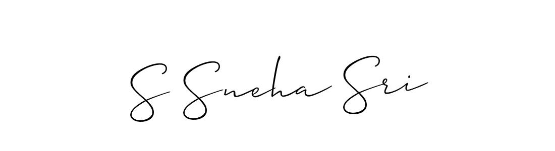 Similarly Allison_Script is the best handwritten signature design. Signature creator online .You can use it as an online autograph creator for name S Sneha Sri. S Sneha Sri signature style 2 images and pictures png