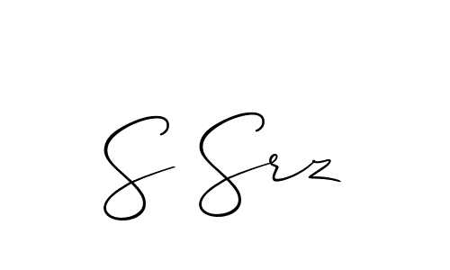 Best and Professional Signature Style for S Srz. Allison_Script Best Signature Style Collection. S Srz signature style 2 images and pictures png