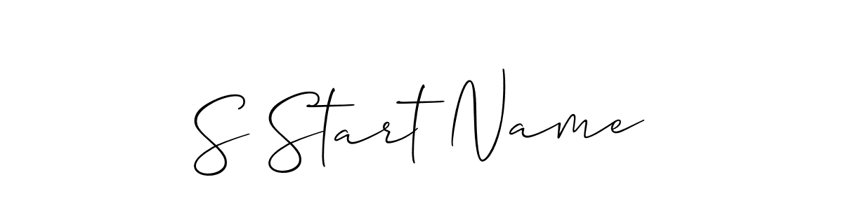 How to Draw S Start Name signature style? Allison_Script is a latest design signature styles for name S Start Name. S Start Name signature style 2 images and pictures png