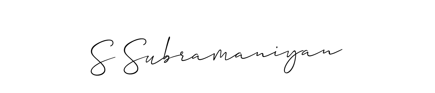 This is the best signature style for the S Subramaniyan name. Also you like these signature font (Allison_Script). Mix name signature. S Subramaniyan signature style 2 images and pictures png