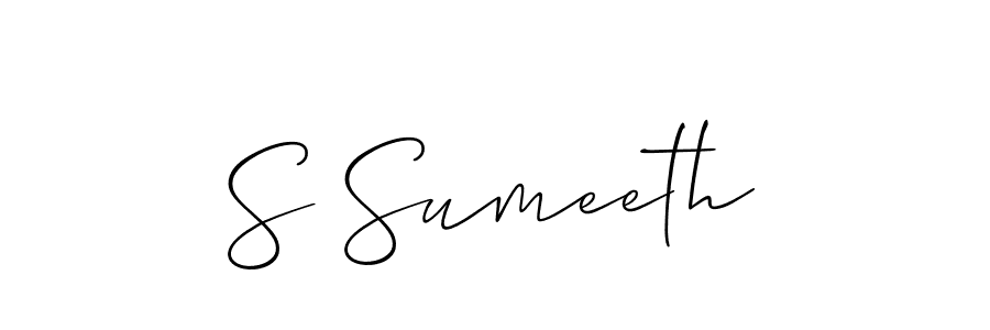 See photos of S Sumeeth official signature by Spectra . Check more albums & portfolios. Read reviews & check more about Allison_Script font. S Sumeeth signature style 2 images and pictures png