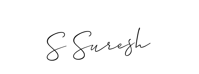 This is the best signature style for the S Suresh name. Also you like these signature font (Allison_Script). Mix name signature. S Suresh signature style 2 images and pictures png