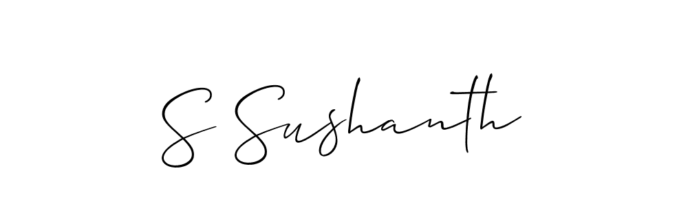 You can use this online signature creator to create a handwritten signature for the name S Sushanth. This is the best online autograph maker. S Sushanth signature style 2 images and pictures png