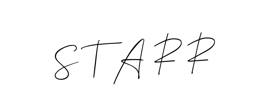 Make a beautiful signature design for name S T A R R. Use this online signature maker to create a handwritten signature for free. S T A R R signature style 2 images and pictures png