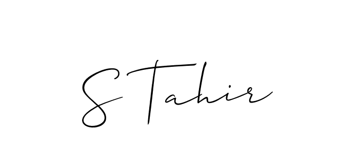 See photos of S Tahir official signature by Spectra . Check more albums & portfolios. Read reviews & check more about Allison_Script font. S Tahir signature style 2 images and pictures png