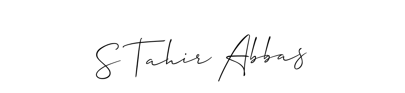 You can use this online signature creator to create a handwritten signature for the name S Tahir Abbas. This is the best online autograph maker. S Tahir Abbas signature style 2 images and pictures png