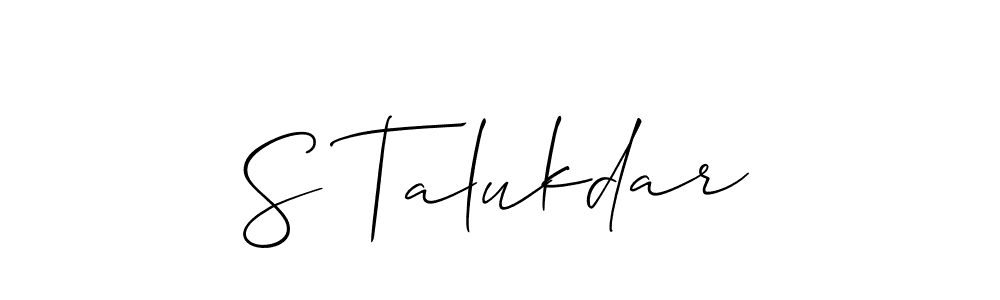 Once you've used our free online signature maker to create your best signature Allison_Script style, it's time to enjoy all of the benefits that S Talukdar name signing documents. S Talukdar signature style 2 images and pictures png