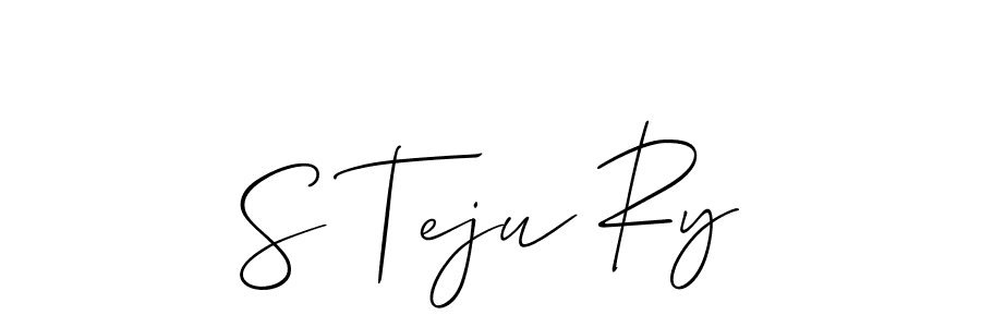 Here are the top 10 professional signature styles for the name S Teju Ry. These are the best autograph styles you can use for your name. S Teju Ry signature style 2 images and pictures png
