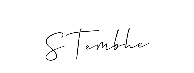 Here are the top 10 professional signature styles for the name S Tembhe. These are the best autograph styles you can use for your name. S Tembhe signature style 2 images and pictures png
