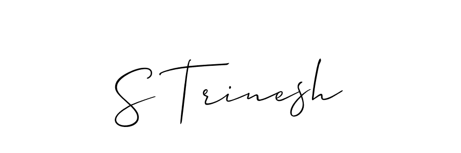 Once you've used our free online signature maker to create your best signature Allison_Script style, it's time to enjoy all of the benefits that S Trinesh name signing documents. S Trinesh signature style 2 images and pictures png