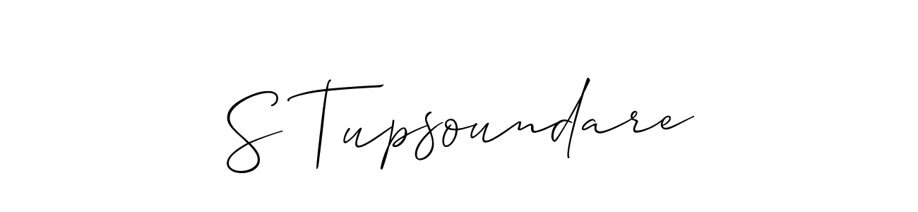 Here are the top 10 professional signature styles for the name S Tupsoundare. These are the best autograph styles you can use for your name. S Tupsoundare signature style 2 images and pictures png