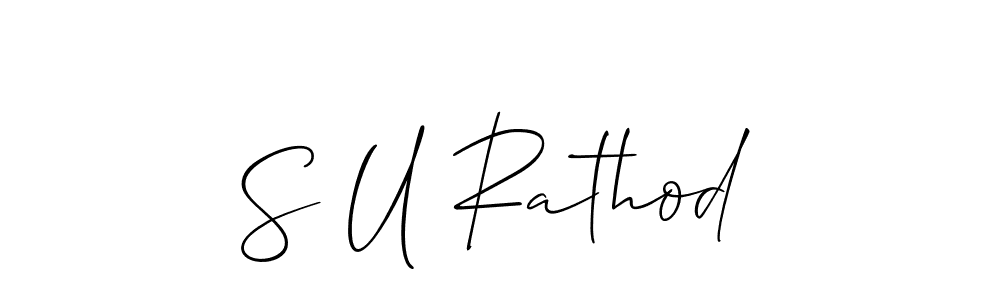 Once you've used our free online signature maker to create your best signature Allison_Script style, it's time to enjoy all of the benefits that S U Rathod name signing documents. S U Rathod signature style 2 images and pictures png