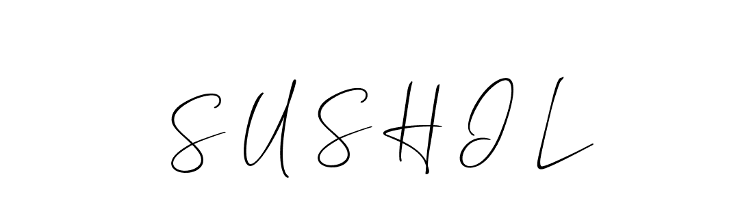 Once you've used our free online signature maker to create your best signature Allison_Script style, it's time to enjoy all of the benefits that S U S H I L name signing documents. S U S H I L signature style 2 images and pictures png