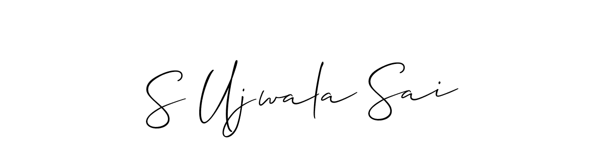 Here are the top 10 professional signature styles for the name S Ujwala Sai. These are the best autograph styles you can use for your name. S Ujwala Sai signature style 2 images and pictures png