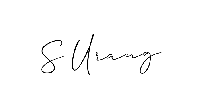 Once you've used our free online signature maker to create your best signature Allison_Script style, it's time to enjoy all of the benefits that S Urang name signing documents. S Urang signature style 2 images and pictures png