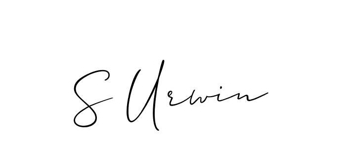 Once you've used our free online signature maker to create your best signature Allison_Script style, it's time to enjoy all of the benefits that S Urwin name signing documents. S Urwin signature style 2 images and pictures png