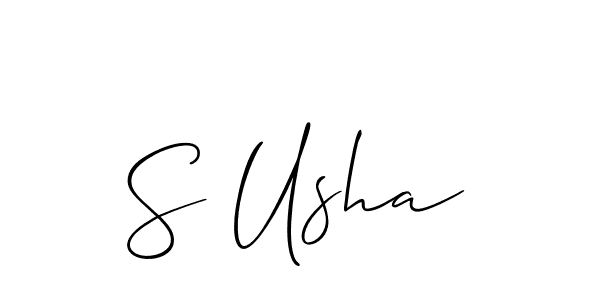 Check out images of Autograph of S Usha name. Actor S Usha Signature Style. Allison_Script is a professional sign style online. S Usha signature style 2 images and pictures png