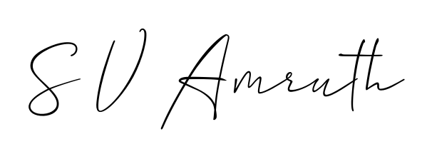 Make a beautiful signature design for name S V Amruth. Use this online signature maker to create a handwritten signature for free. S V Amruth signature style 2 images and pictures png