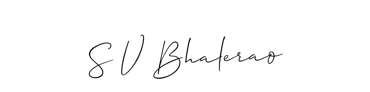 Similarly Allison_Script is the best handwritten signature design. Signature creator online .You can use it as an online autograph creator for name S V Bhalerao. S V Bhalerao signature style 2 images and pictures png